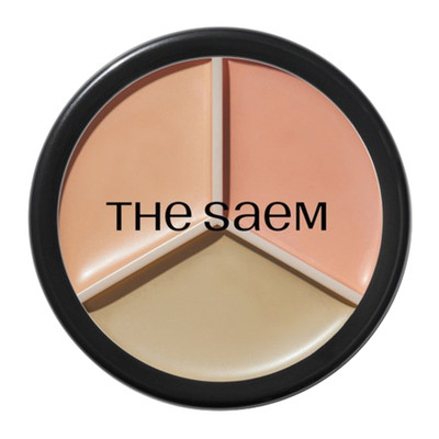 The Saem Triple Pot Concealer 13.5g 01 Correct Beige Color Correcting Korean