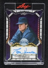 2025 Leaf A Bronx Legacy Purple Prismatic 9/10 Lou Piniella #BA-LP1 Auto 17uv