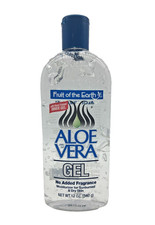 Fruit of the Earth Aloe Vera Gel, No Added Fragrance Moisturizer for Sunburn