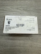 Rohl AS425PN Waste Disposal Air Switch Button, Polished Nickel