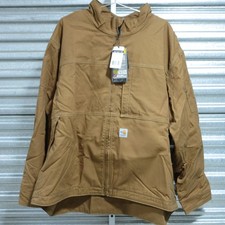 Carhartt Jacket Mens 3XL Brown FR Full Swing Quick Duck NFPA 2112 CAT 2 ATPV 14
