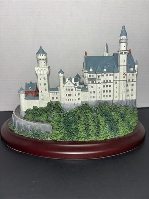 Vintage Lenox Great Castles of the World Neuschwanstein Castle 1994 Forest 10''.