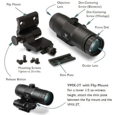 Vortex Optics VMX-3T Magnifier Rifle Scope for sale online | eBay