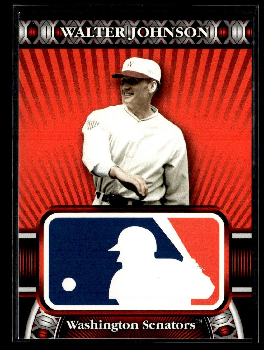 2010 Topps Logoman HTA #HTA-36 Walter Johnson Card Washington Senators