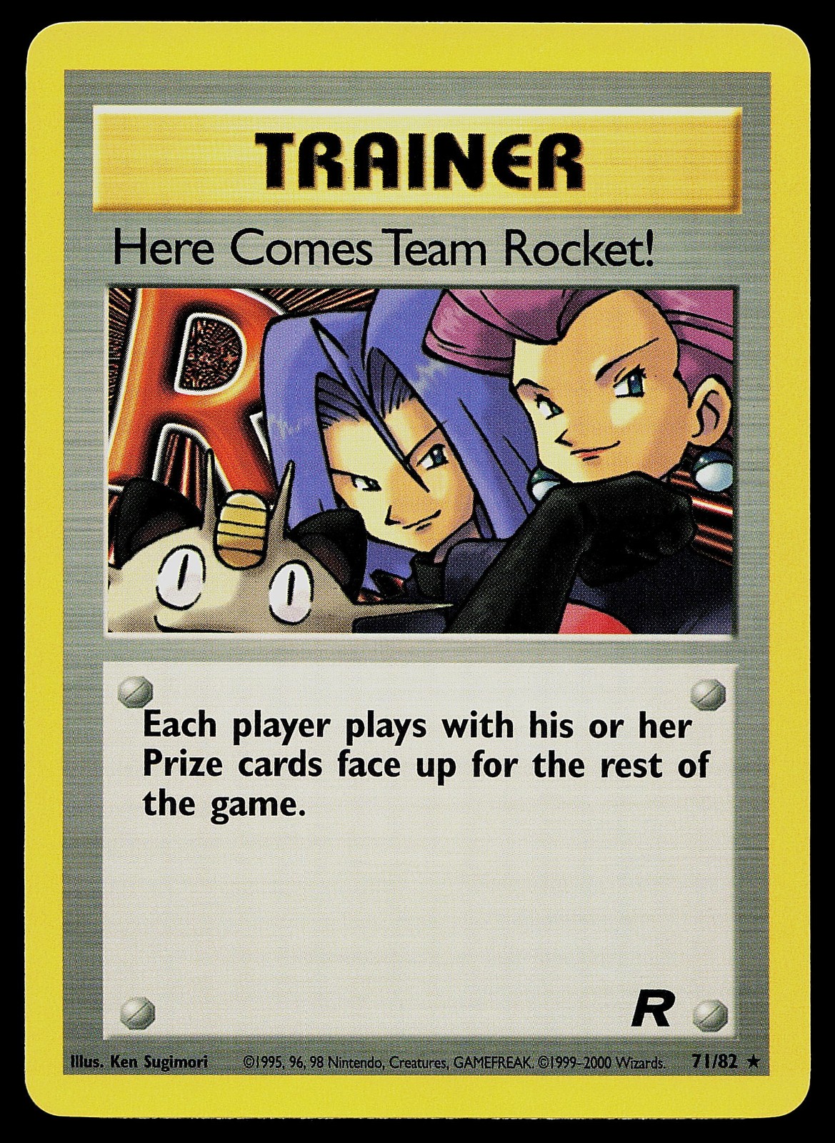 Pokemon Card - Here Comes Team Rocket! Team Rocket 71/82 Rare