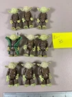 Vintage Star Wars Kenner Yoda figure lot x9 light green lot B