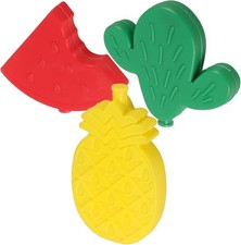3pcs Mini Freezer Ice Packs Fruit Shaped Small Ice Blocks Reusable for Lunch Box