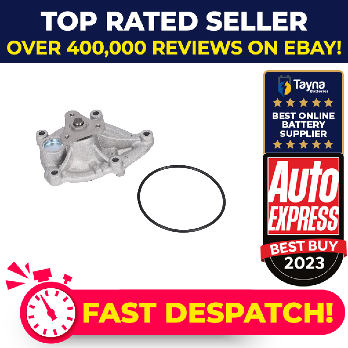 Water Pump fits DS Coolant 9801573380 Febi Genuine Top Quality Guaranteed New