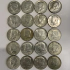 Lot of 20  Kennedy 40% Silver Half Dollars 10 Face value.