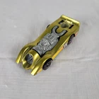 Vintage Mattel Hot Wheels Redline 1969 Jet Threat Gold Made in Hong Kong