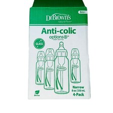 Dr Browns Anti Colic Glass Narrow Baby Bottles 4oz 120ml NEW