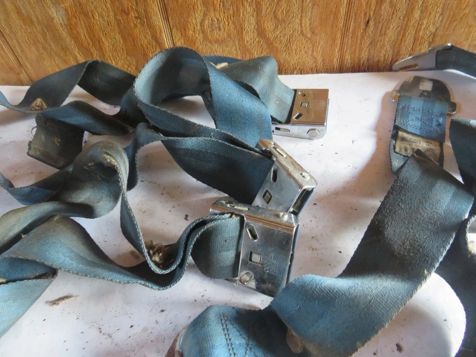 1968 AMC AMERICAN RAMBLER ROGUE RAMBLER SCRAMBLER S/C CINTOS DE SEGURANÇA TRASEIROS - Imagem 2 de 4