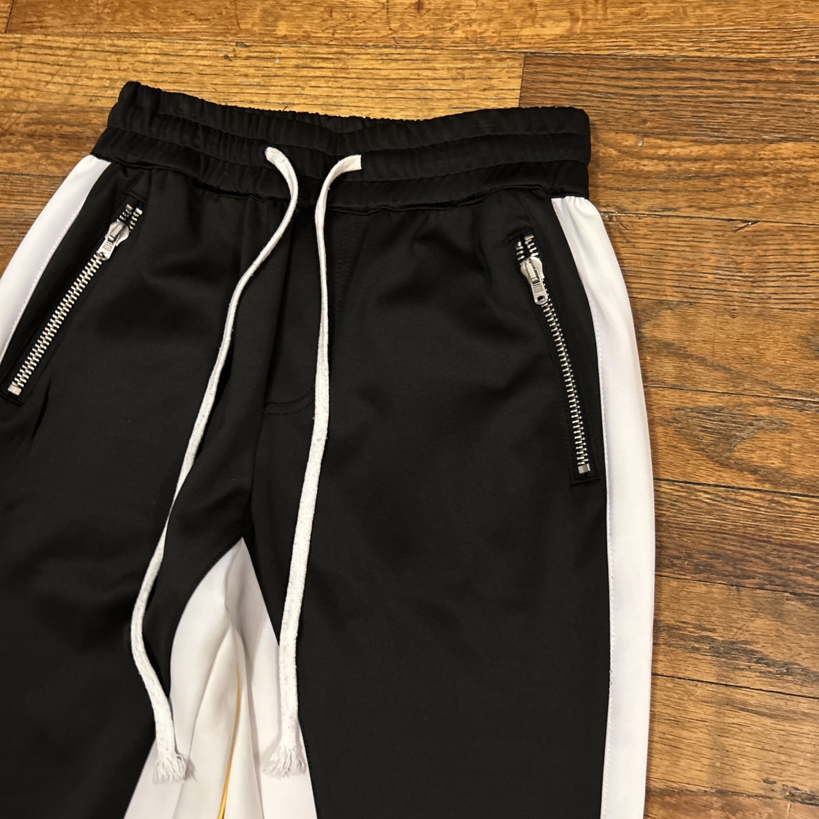 Fear Of God Fifth Collection Track Pants Size Medium Black White Yellow USA thumbnail 4