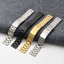 23mm Universal Quick Release Strap Stainless Steel Metal Link Watch Band