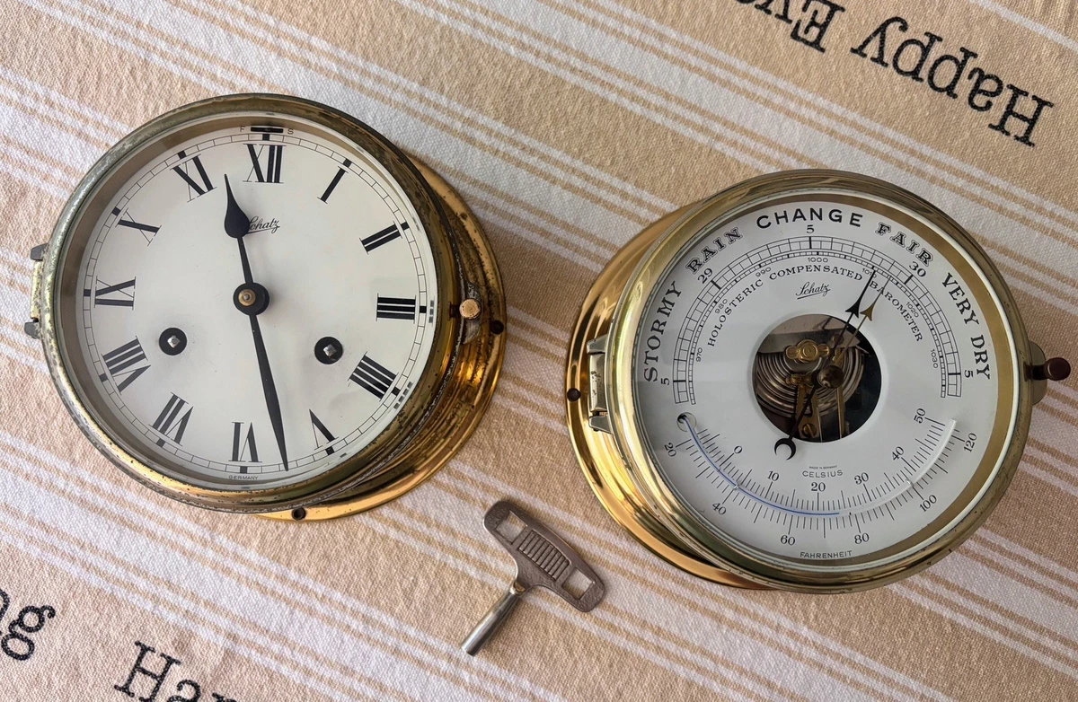Schatz Barometer In Antique Maritime Clocks for sale | eBay