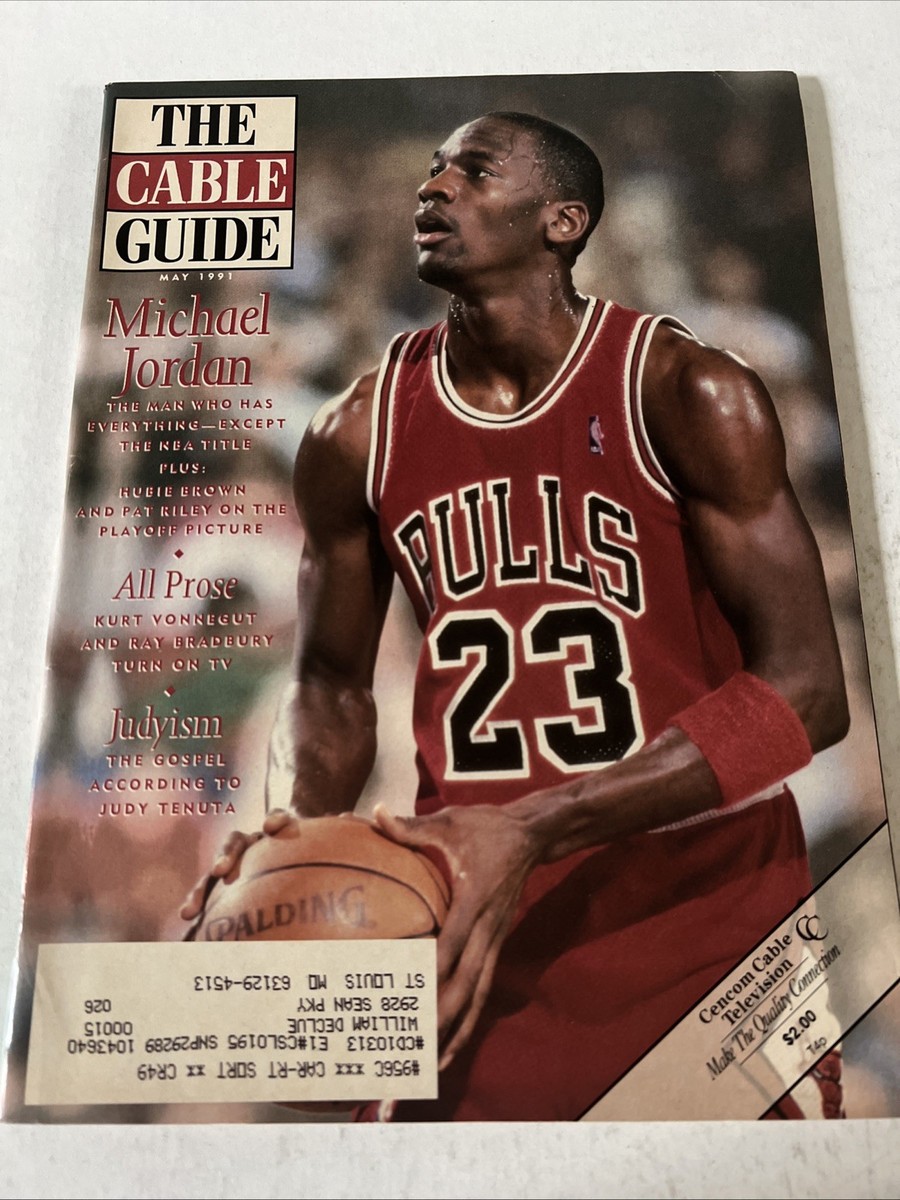 The Cable Guide May 1991, Michael Jordan Basketball Cover, C1 | eBay