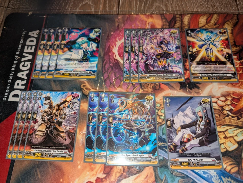 Cardfight Vanguard Divine Z  Fated One Of Guiding Star Welstra Deck - Image 4 of 4