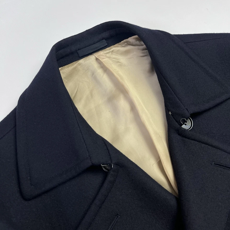 Brunello Cucinelli double breasted wool cashmere coat Mens 52 L - Image 3 of 4