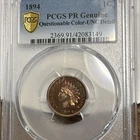 1894 Indian Head Cent Proof Details Beautiful Coin