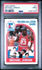 1989-90 NBA HOOPS All Star Game MICHAEL JORDAN #21 PSA 9 Chicago Bulls N...