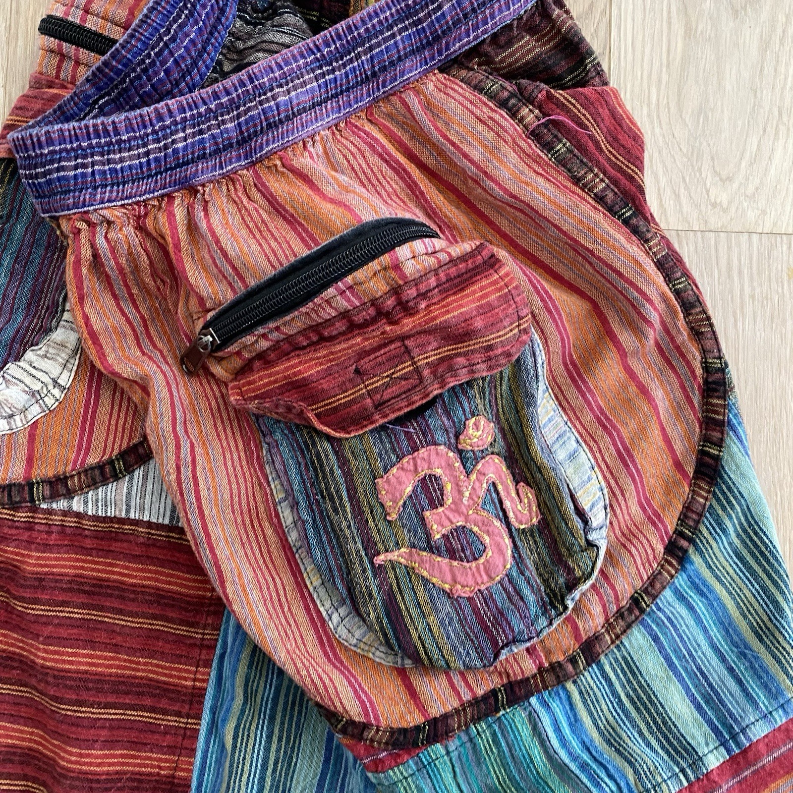 Rising International Patchwork Colorblock Cargo P… - image 3