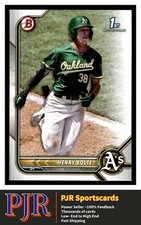 2022 Bowman Draft #BD-121 Henry Bolte Oakland Athletics  Buy 4 - 35% OFF