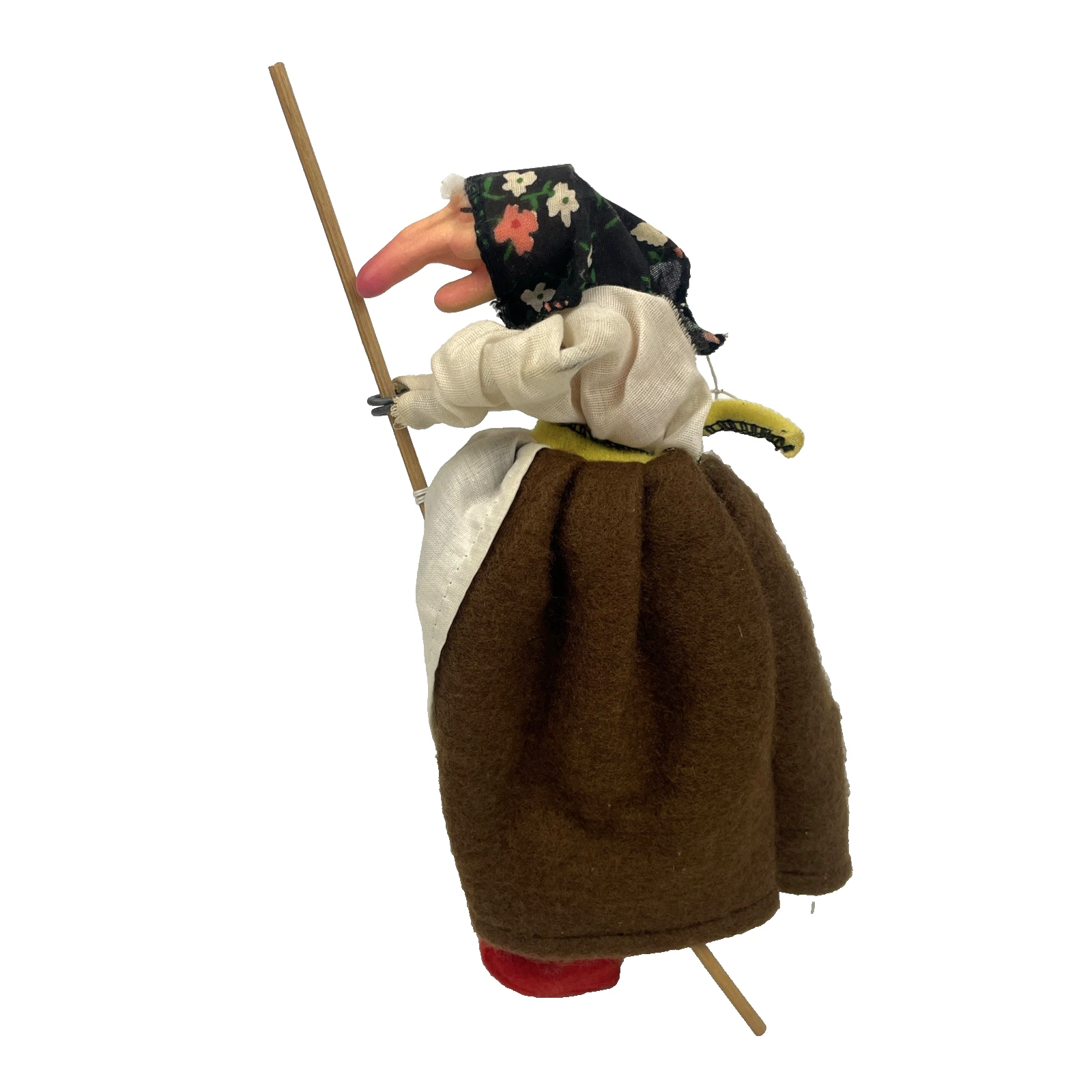  vintage scandinavian mathilda kitchen witch baba yaga hag 1970s good luck 