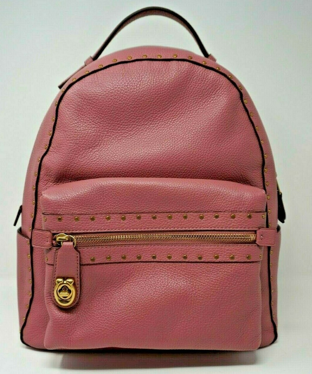 coach campus backpack with rivets
