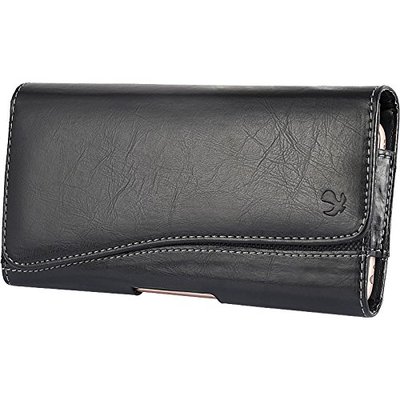 Samsung Galaxy Grand Prime LTE Horizontal Leather Pouch Case Holster - Black New