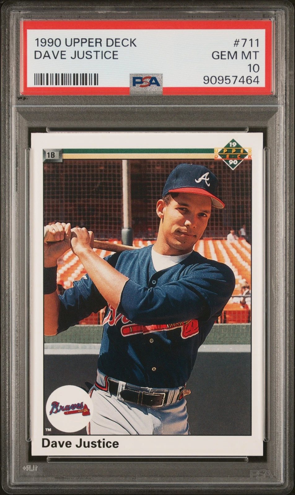 Dave Justice trading card