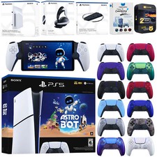 Sony PS5 Astro Bot Digital Disc Drive Headset Portal Stand Controller