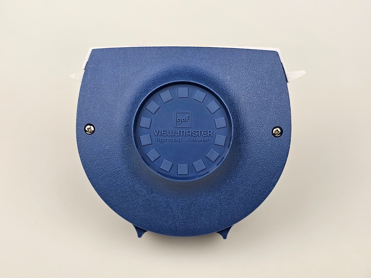 GAF Model H Screw Cover View-Master Blue White Red Lighted Viewer