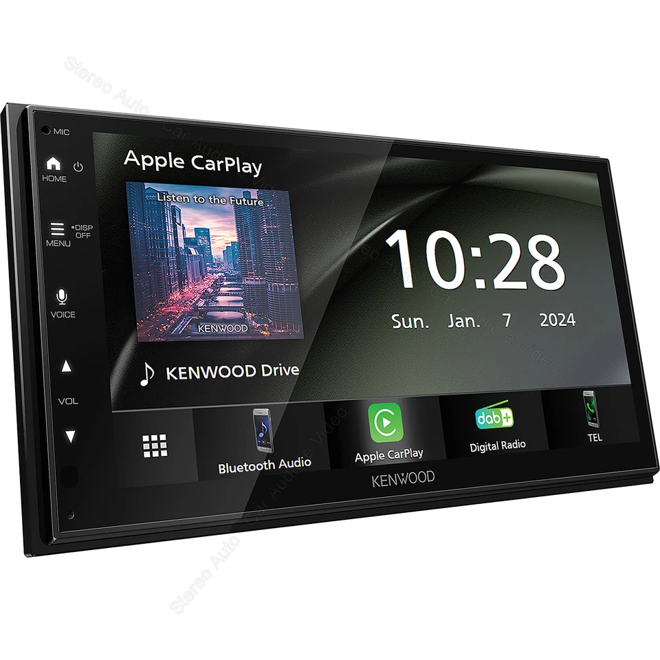 SINTOMONITOR 2 o 1 DIN Autoradio CarPlay Android Wi-Fi Bluetooth USB Retrocamera - Immagine 3 di 4