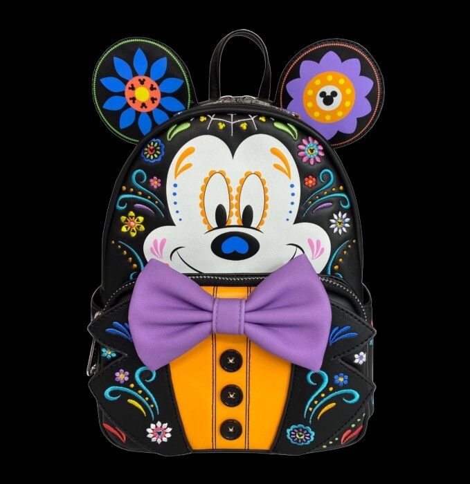 Loungefly Disney Mickey Mouse Sugar Skull Mini Backpack | eBay display picture 1