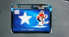 2021-22 Upper Deck Credentials 1st Star of the Night #1SR-6 Spencer Knight