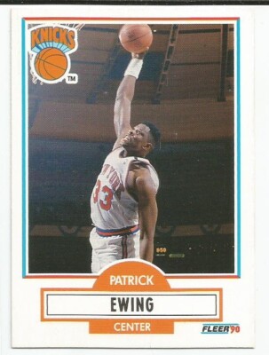 PATRICK EWING 1990-91 FLEER CARD NM-MT CONDITION NEW YORK KNICKS