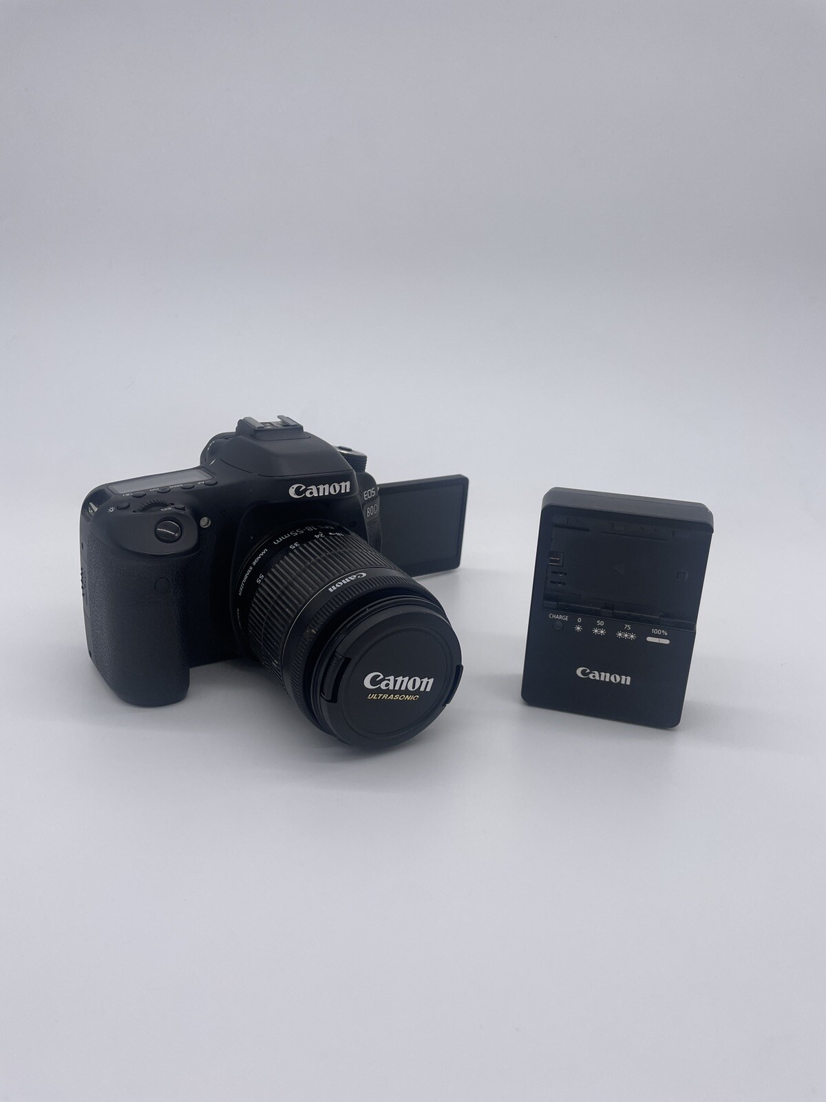 Canon EOS 80D Camera with Lens, Battery, and Charger eBay