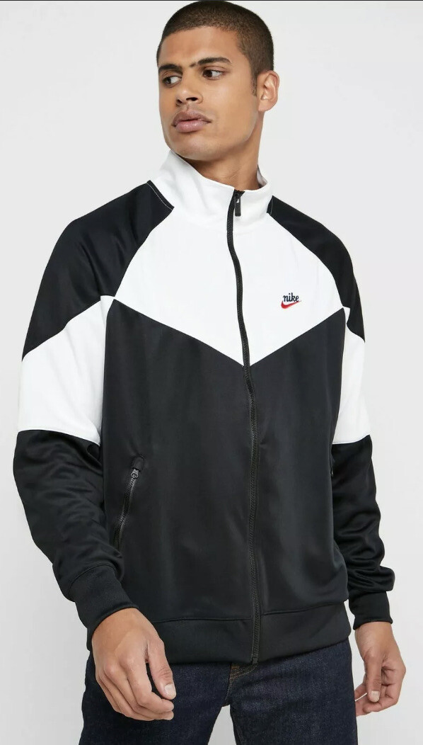 Nike Sportswear Men's Heritage Windrunner Jacket BV2625-010 Black Extra  Large | eBay
