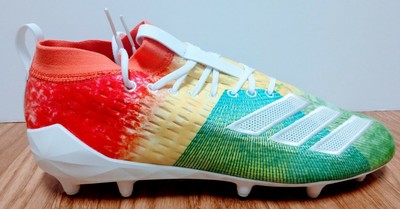 rainbow adidas football cleats