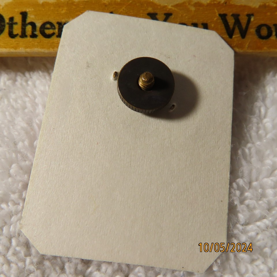 Vintage 1920s United States Army Headquarters Company H Screw Back Pin