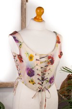 Vintage Burlesque Corsetto Colorato CRIS-CRIS Corsetto Schnürkorsage S