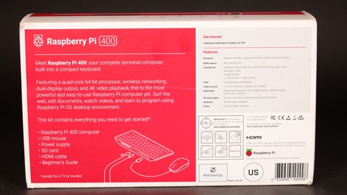 Raspberry Pi 400 Personal Computer Kit - Fast Ship! - Afbeelding 3 van 13