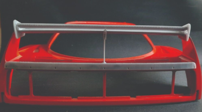 F40リアウィング95年GTE用 1/8 POCHER FERRARI F40 - LM GTE TWIN BLADE WING & DECK LIP SPOILER