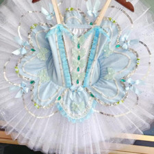 Ballet Tutu Professional Blue Kids Dance Costumes Balerina Princess Balet Dress