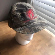 Whitetails Unlimited Hunting Realtree Advantage Camo Snapback Cap Hat ILLINOIS