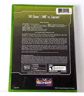 【新品未開封】SNK VS. CAPCOM SVC CHAOS XBOX xbox_snk_vs_capcom_svc_chaos-