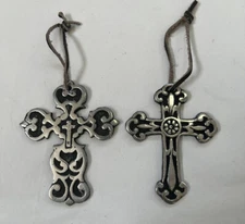 Vintage Metal Cross Hanging Wall Decor Exotic Design Pocket Cross Made in India