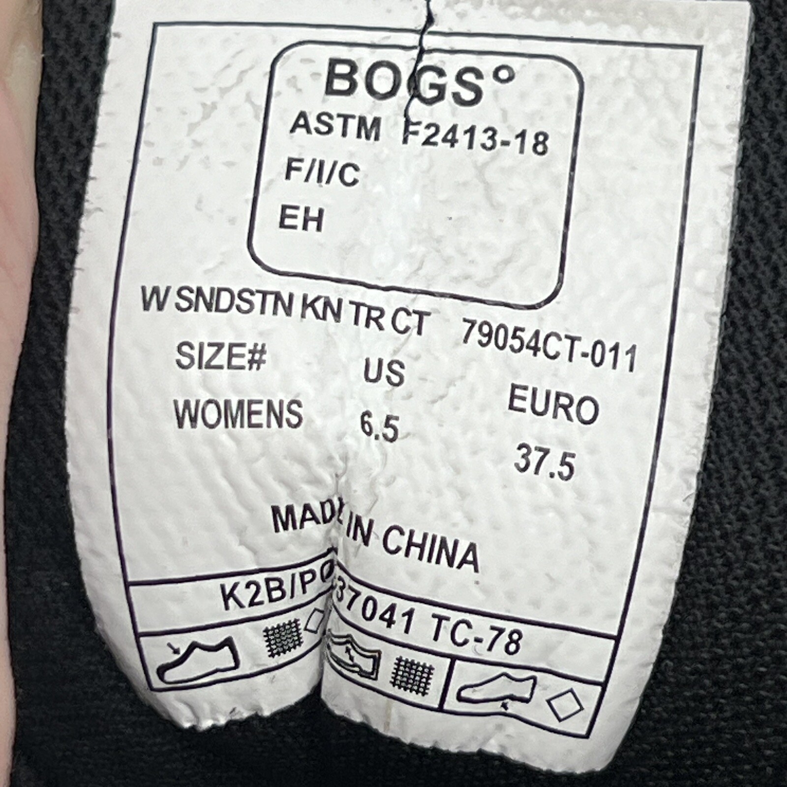 Size 6.5 | Bogs Sandstone Knit TR Composite Toe Low Top Sneaker Shoes Women's