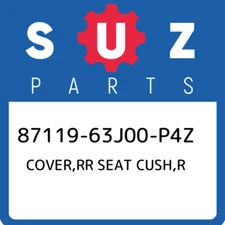 87119-63J00-P4Z Suzuki Cover,rr seat cush,r 8711963J00P4Z, New Genuine OEM Part