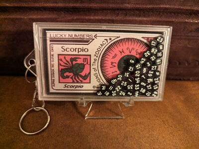 Birthday gift for a Scorpio chose power-ball and mega-millions numbers